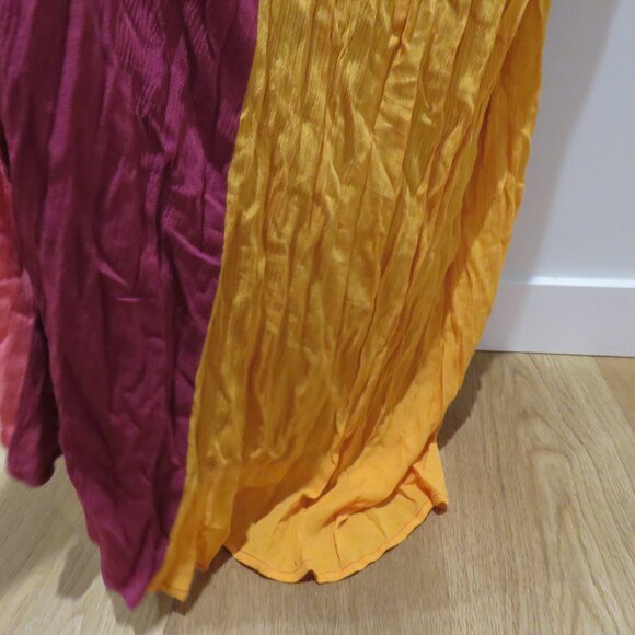 LANE BRYANT Halter Colorblock Maxi Dress in Anemone Bright Stretch 26-28 NWT - Picture 9 of 14